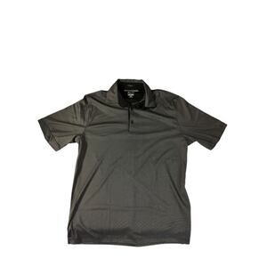 Greg Norman ML75 Play Dry Silvery Gray Gold Shirt – Medium